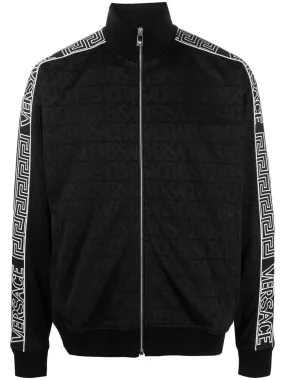 Allover-pattern track jacket