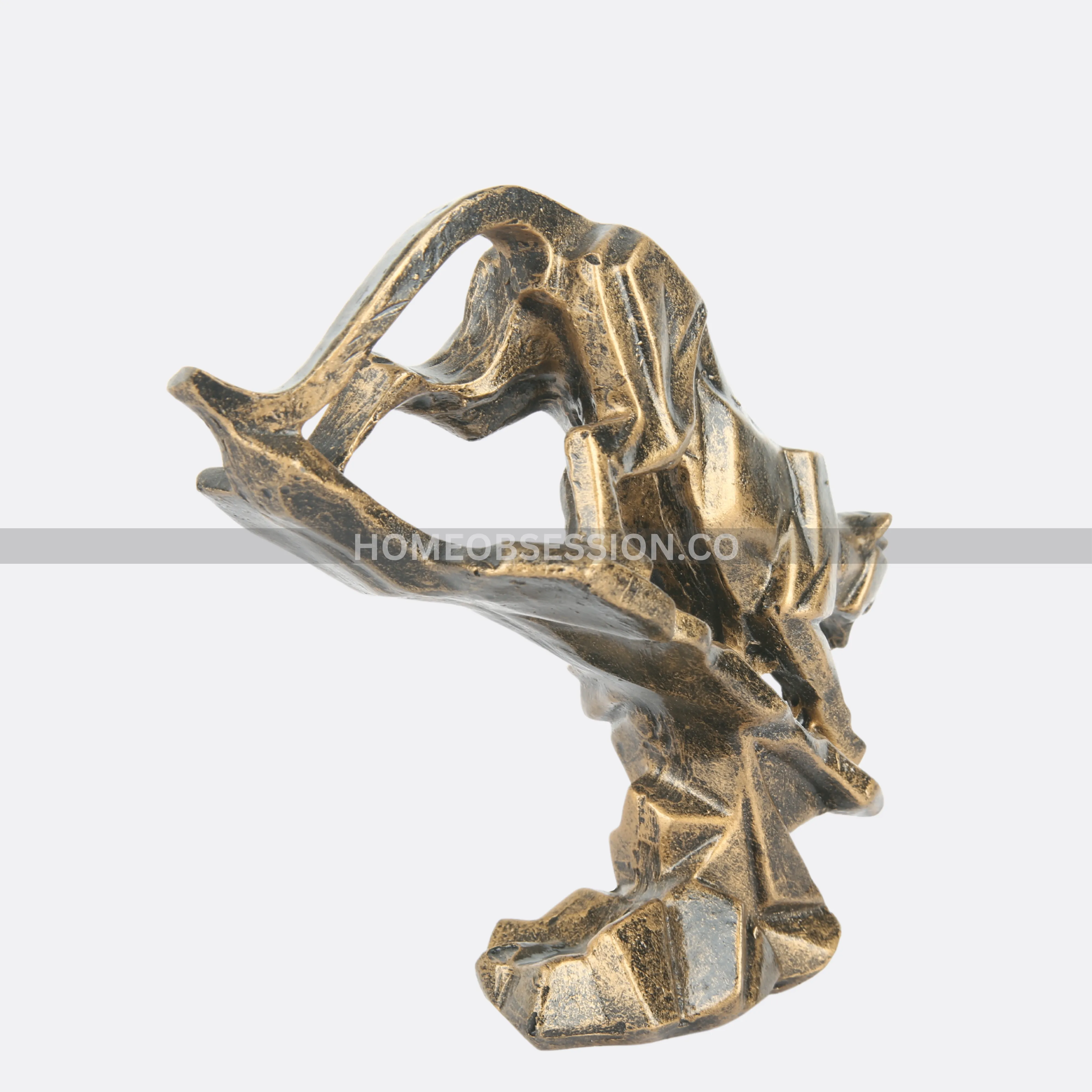 Aureate Leopard Sculpture