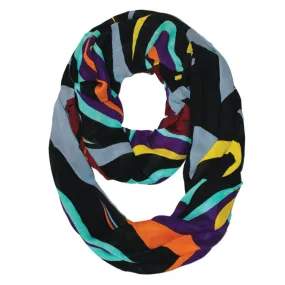 Bamboo Circle Scarf - Salish Wolf