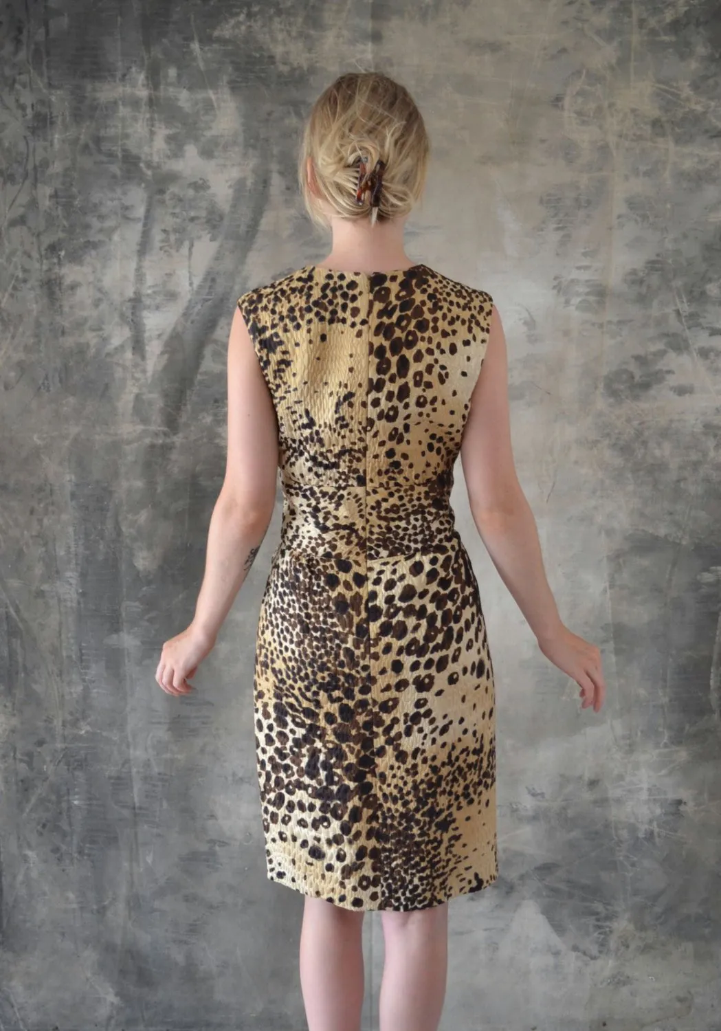 Bill Blass Leopard Dress
