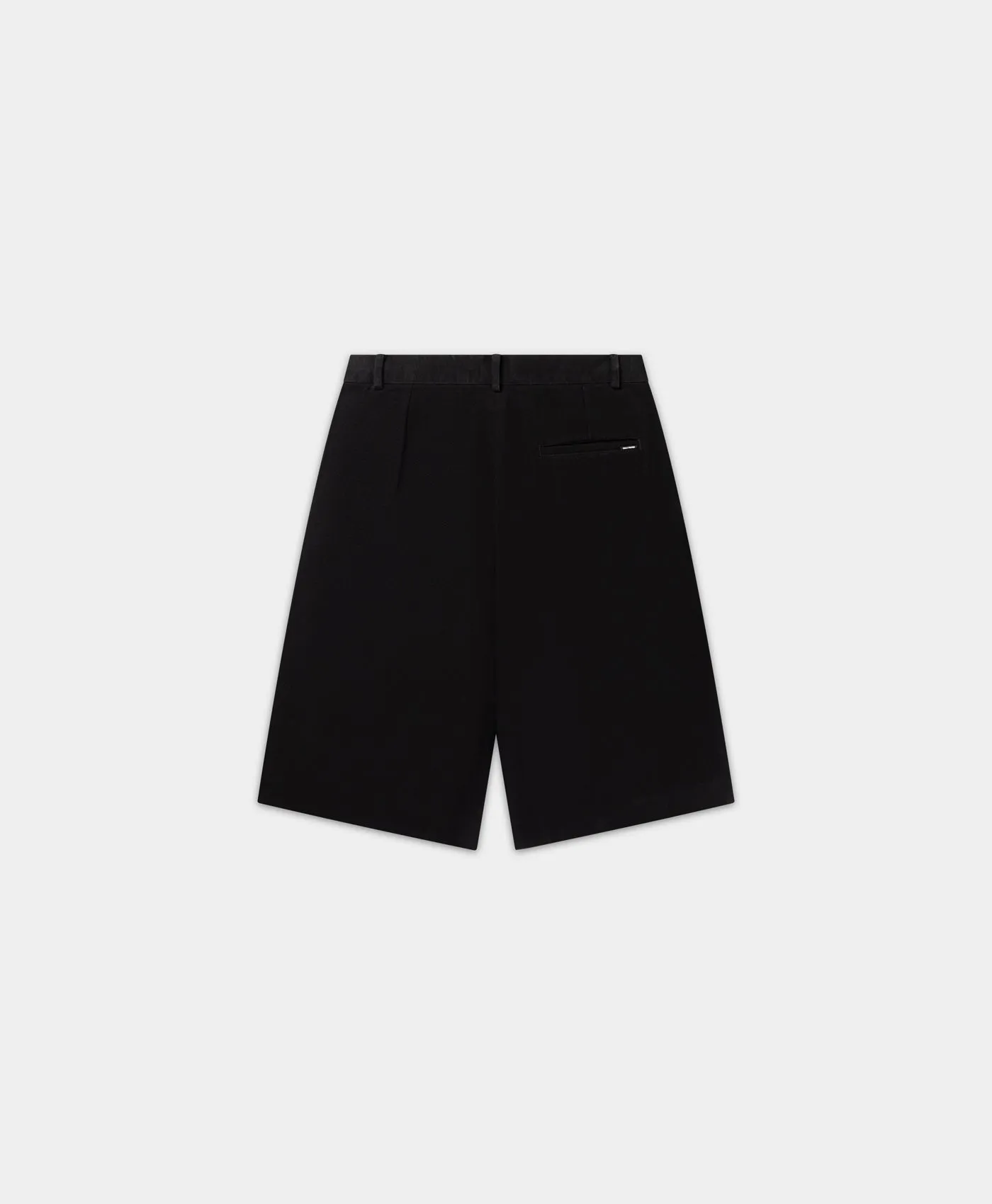 Black Twill Shorts
