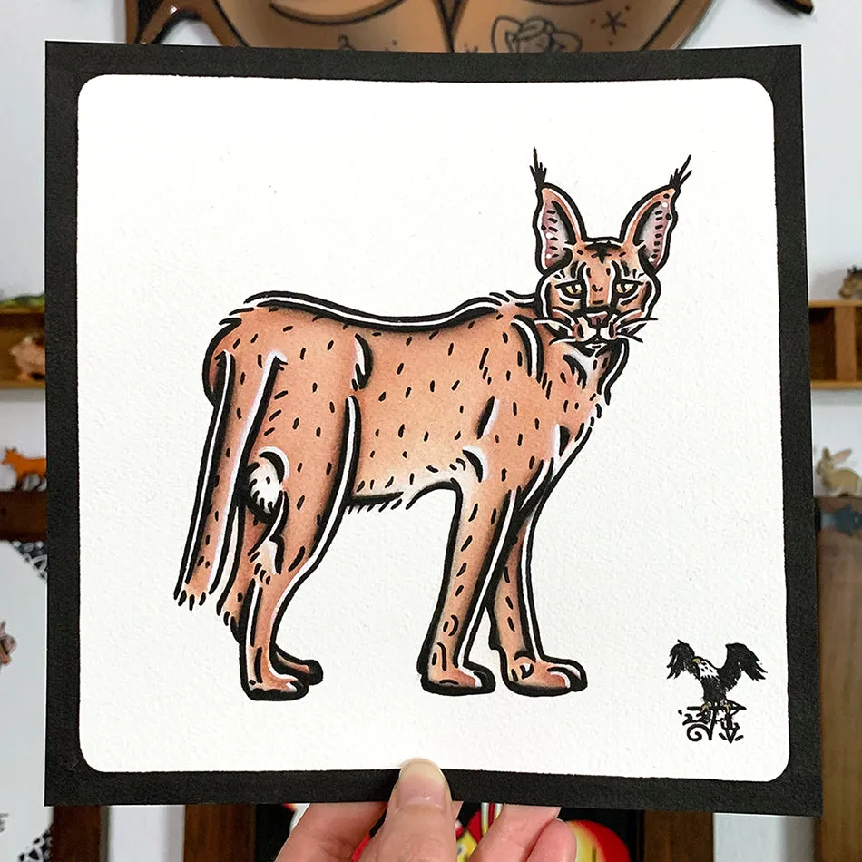 Caracal Original Painting