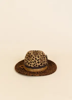 Cha Cha Atemisia Leopard Fedora