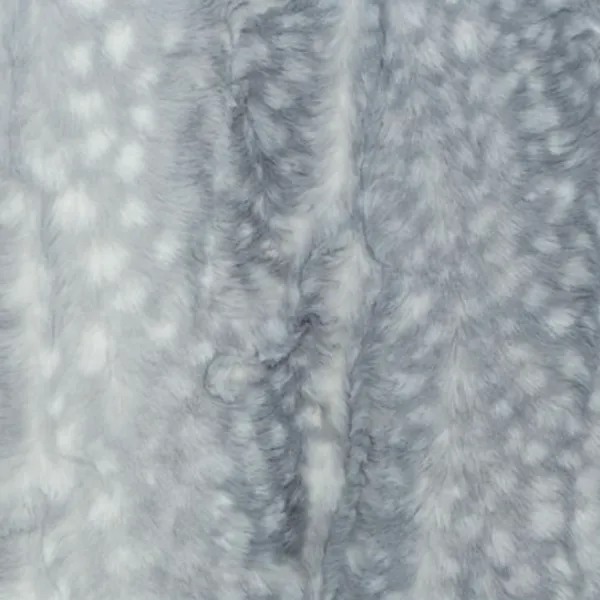 Chickadee Luxe Cuddle Infinity Scarf in Silver Fawn Minky