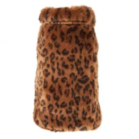 Coat | Leopard Faux Fur
