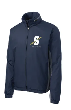 Core Colorblock Wind Jacket / Navy / Stonebridge XC Track