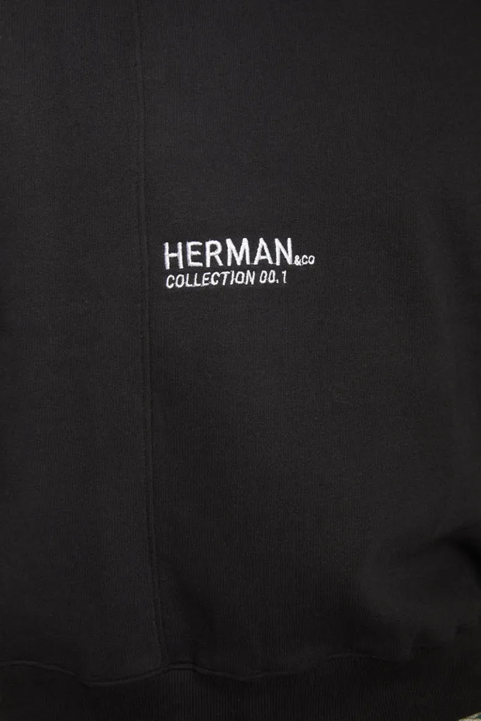 CREWNECK SWEATSHIRT - BLACK