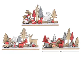 Die Cut 2 Layer Christmas Scene