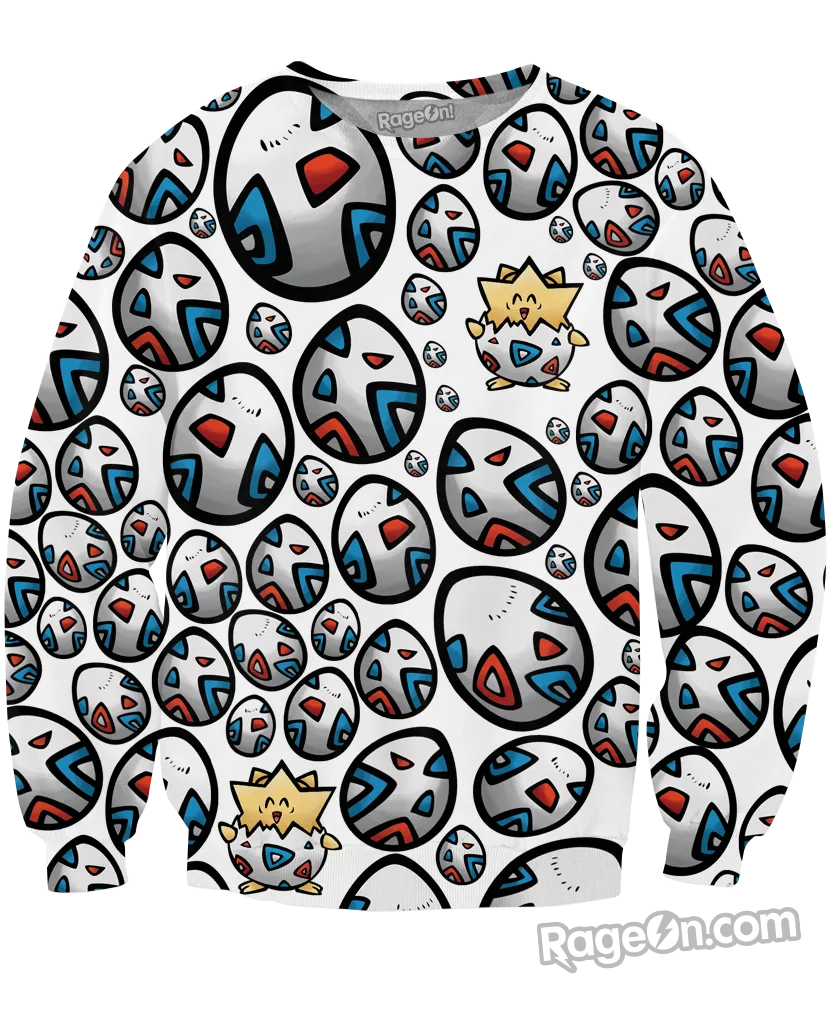 Eggscellent Togepi Crewneck Sweatshirt