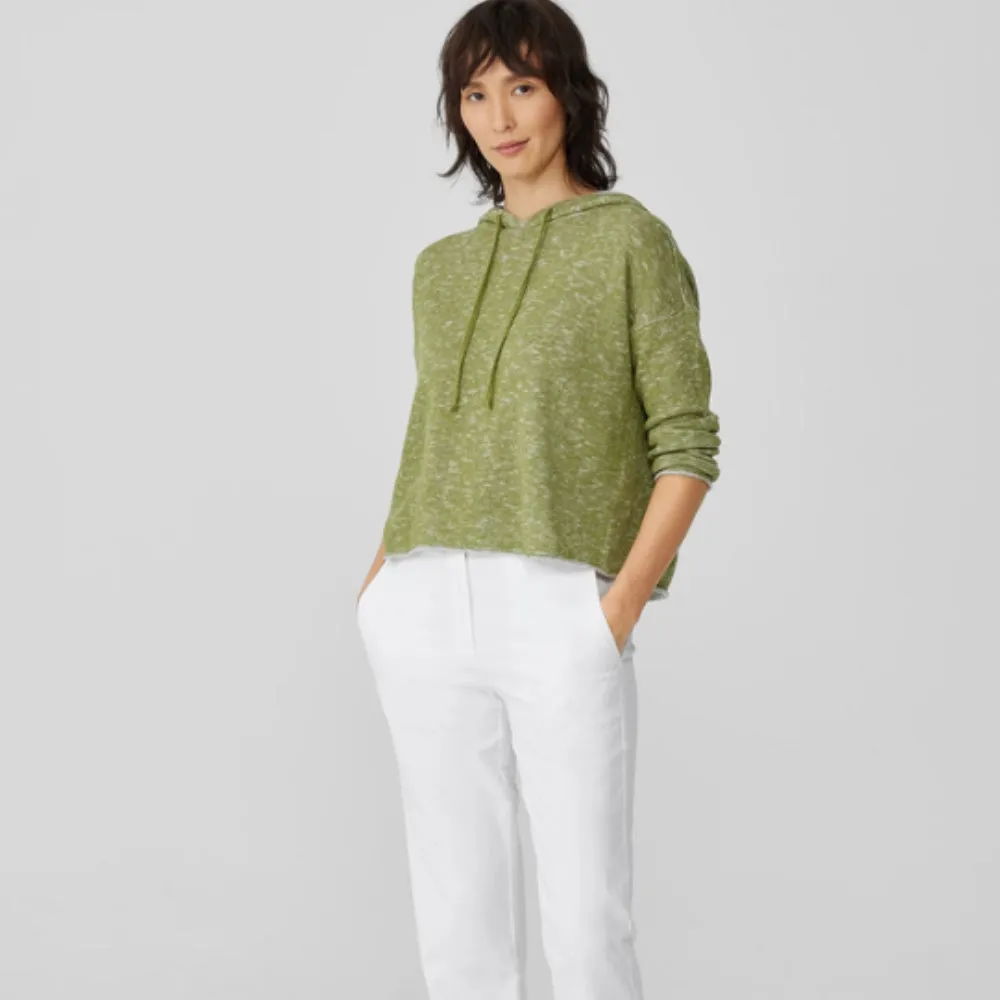 EILEEN FISHER Slub Knit Hoodie
