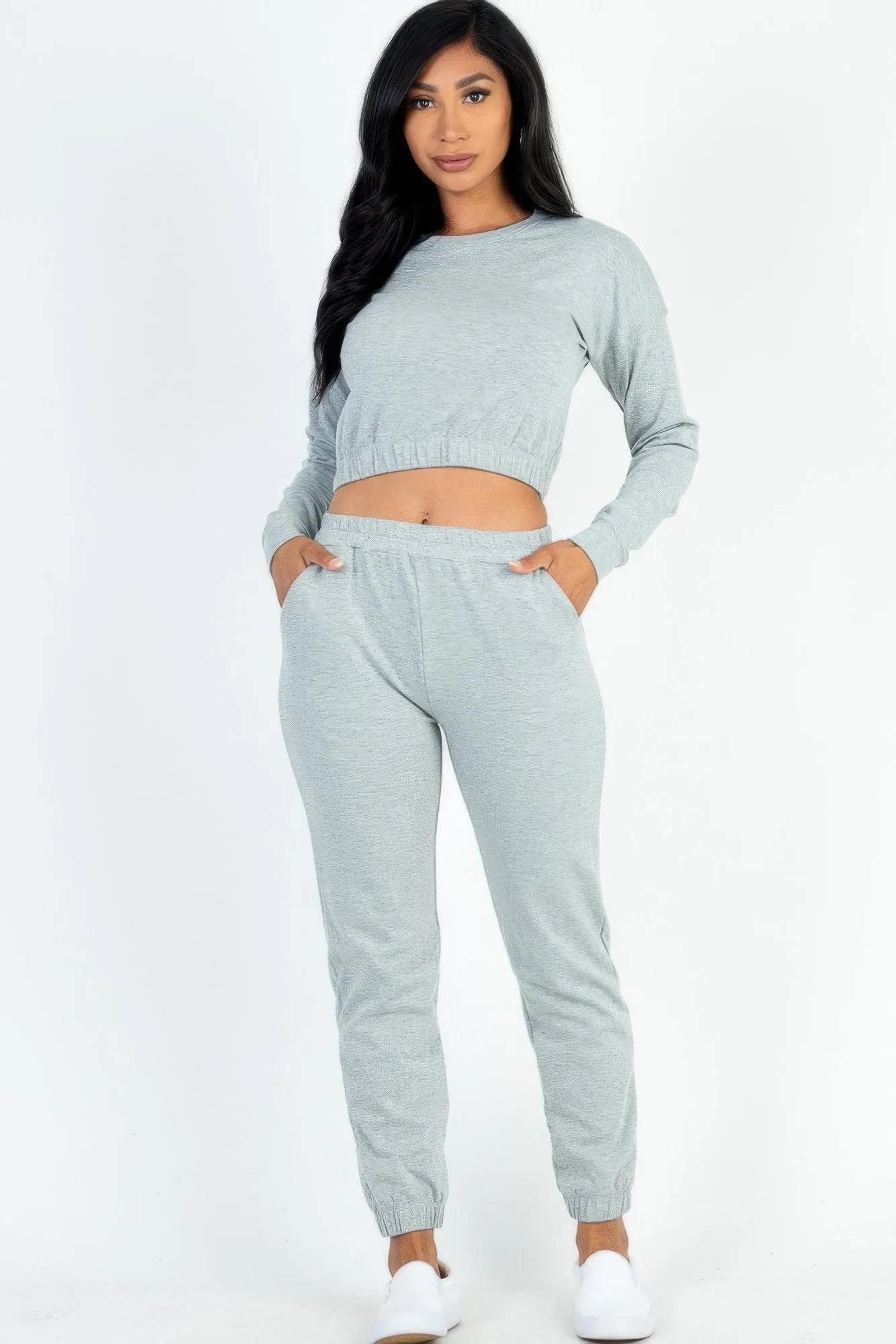 French Terry Pullover & Joggers Set