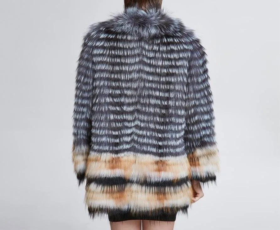 Genuine Fox Fur Coat