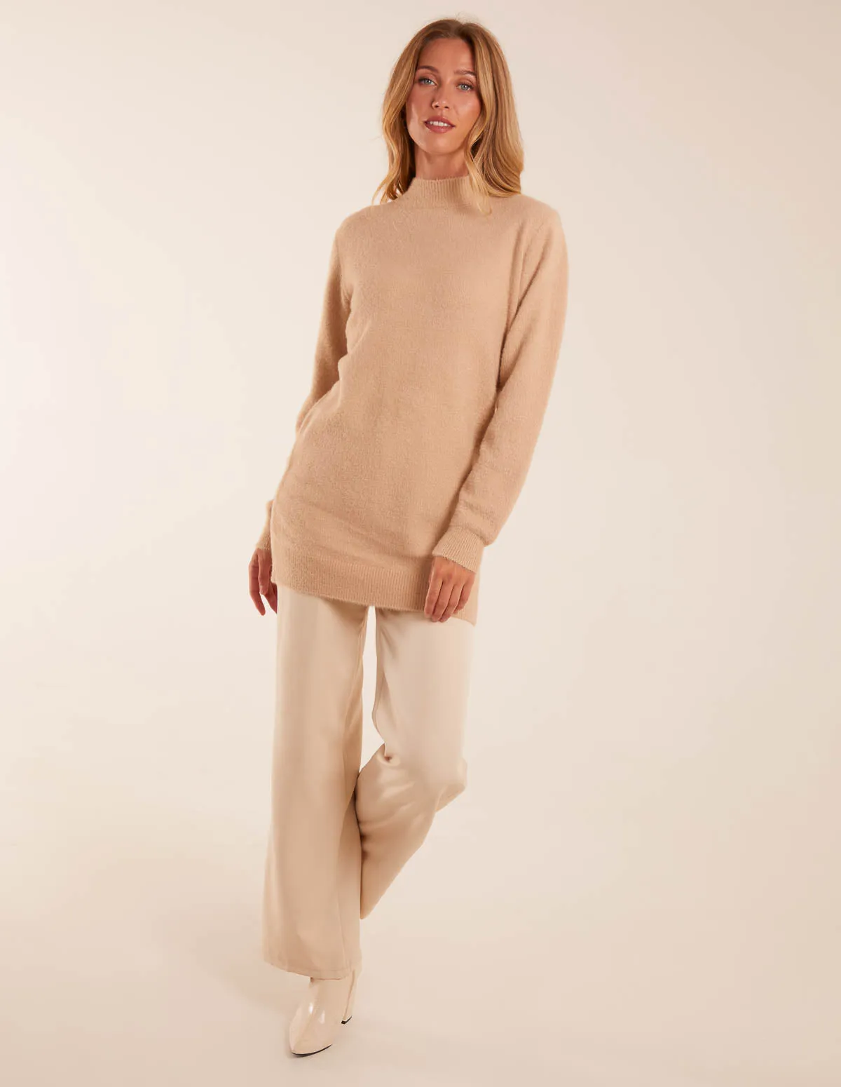 High Neck Long Jumper