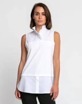 Hinson Wu Michelle Sleeveless Foundation Layer Tunic in White