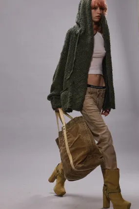 Hooded Parka Cardigan