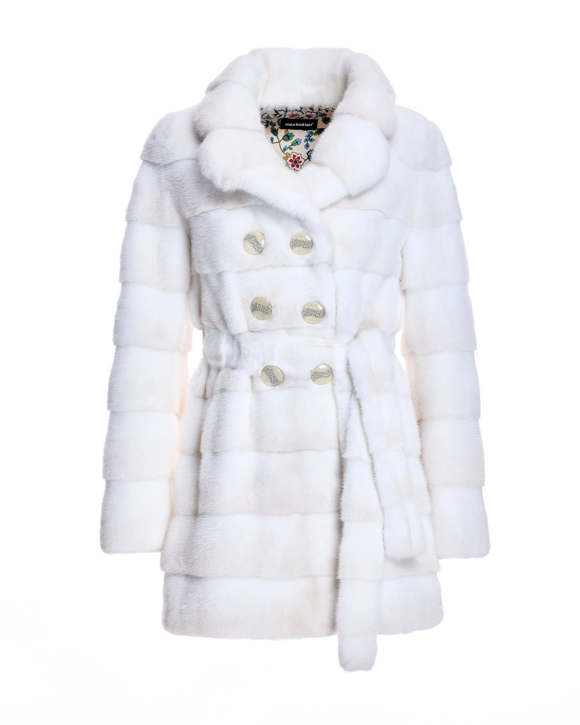 Horizontal Mink Coat