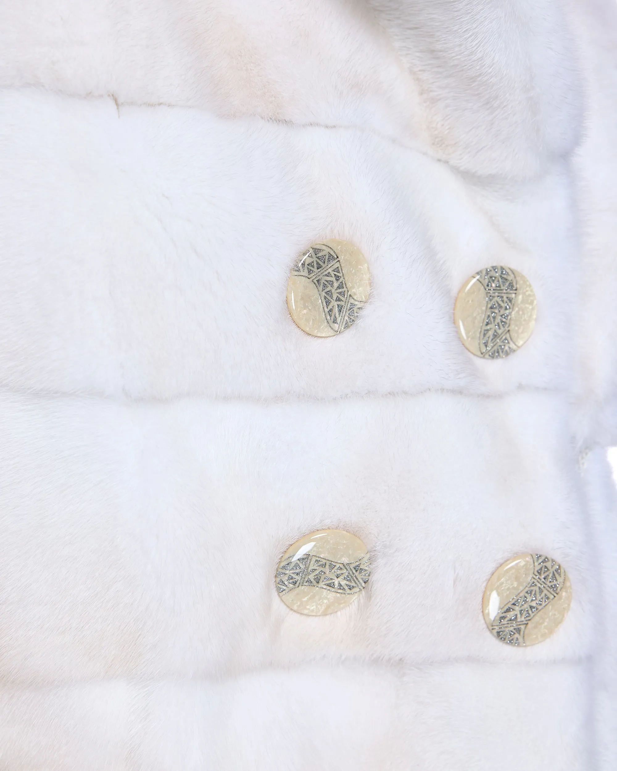 Horizontal Mink Coat