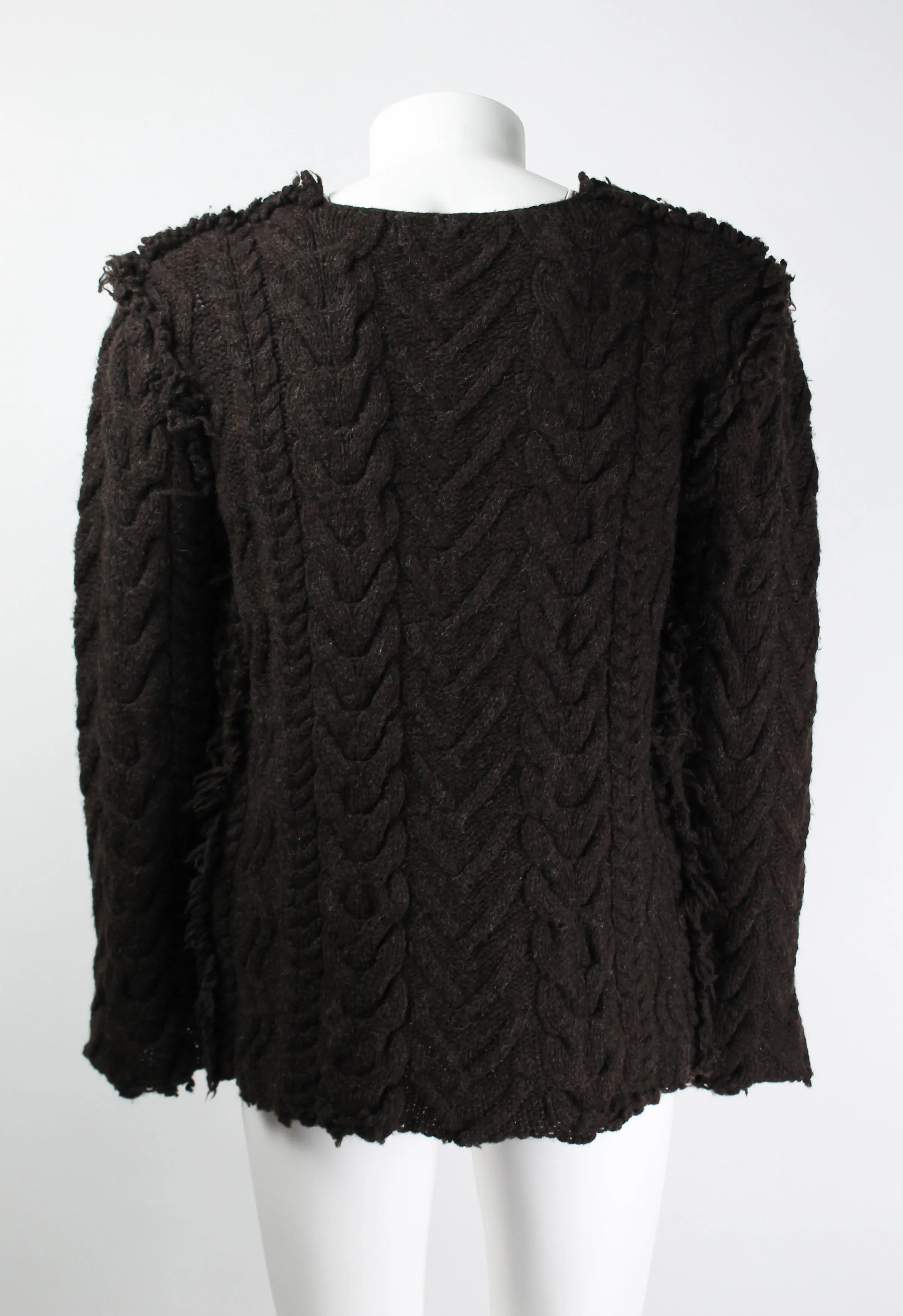 JUNYA WATANABE MAN FW 2003 DISTRESSED KNIT