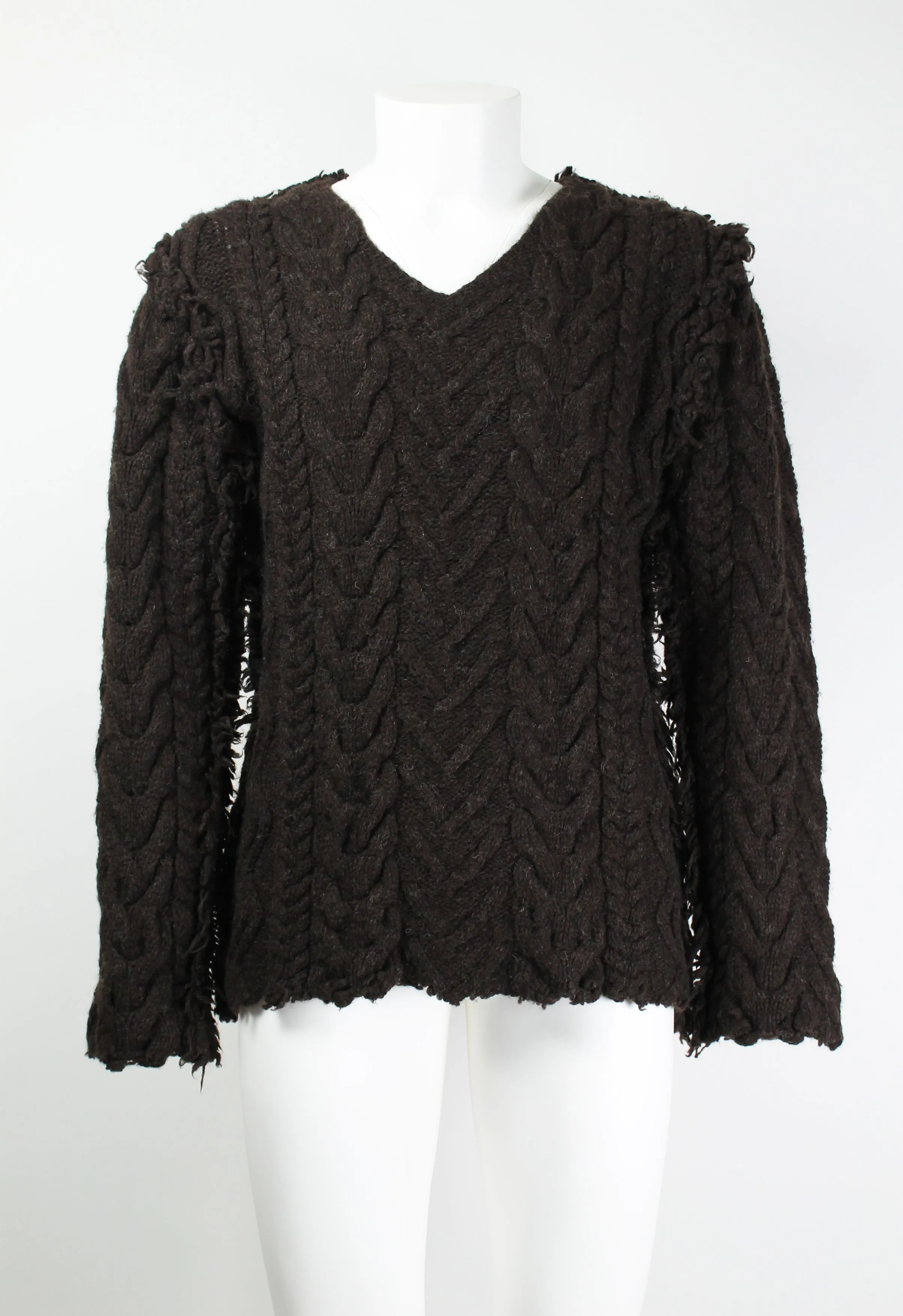 JUNYA WATANABE MAN FW 2003 DISTRESSED KNIT