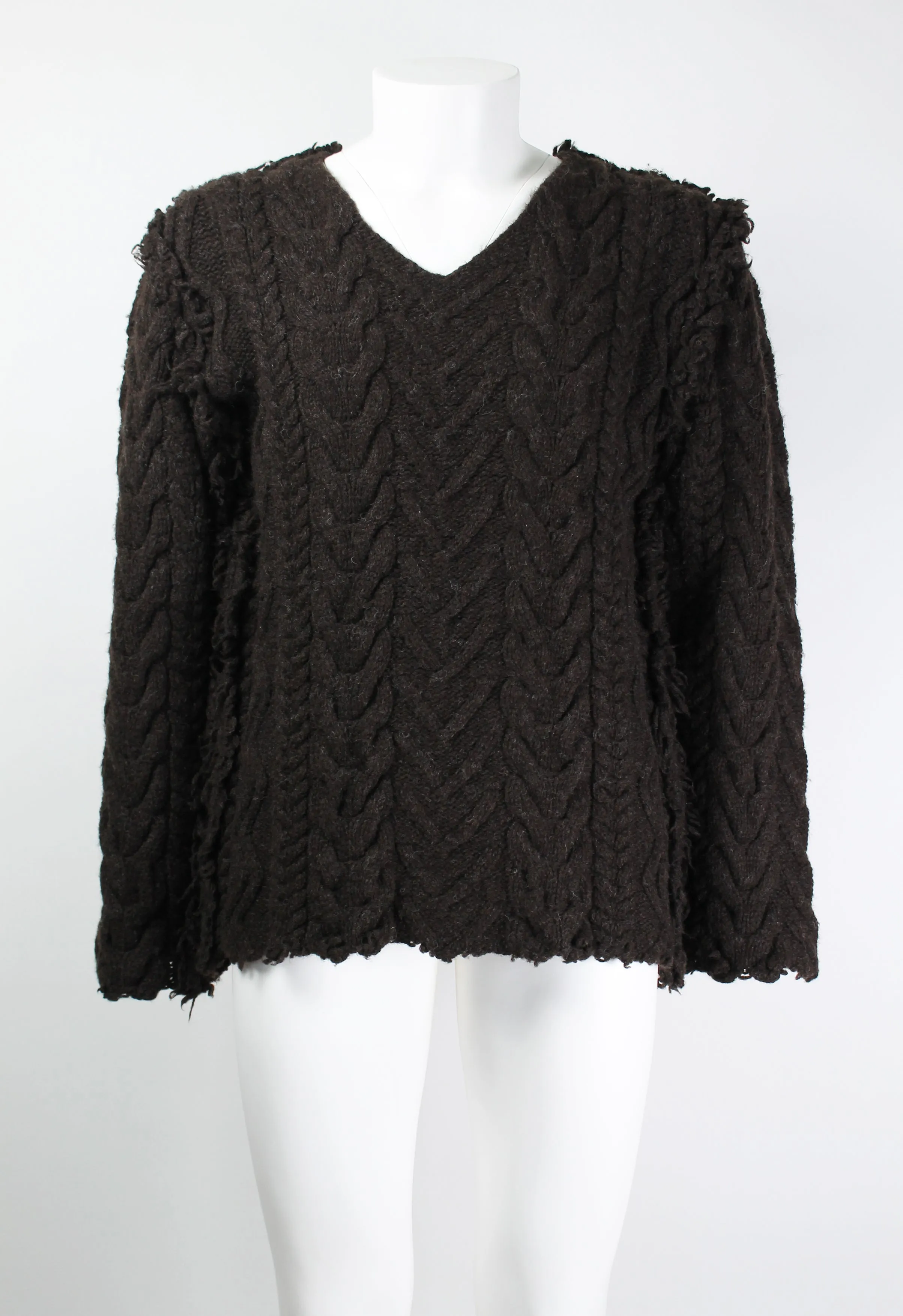 JUNYA WATANABE MAN FW 2003 DISTRESSED KNIT