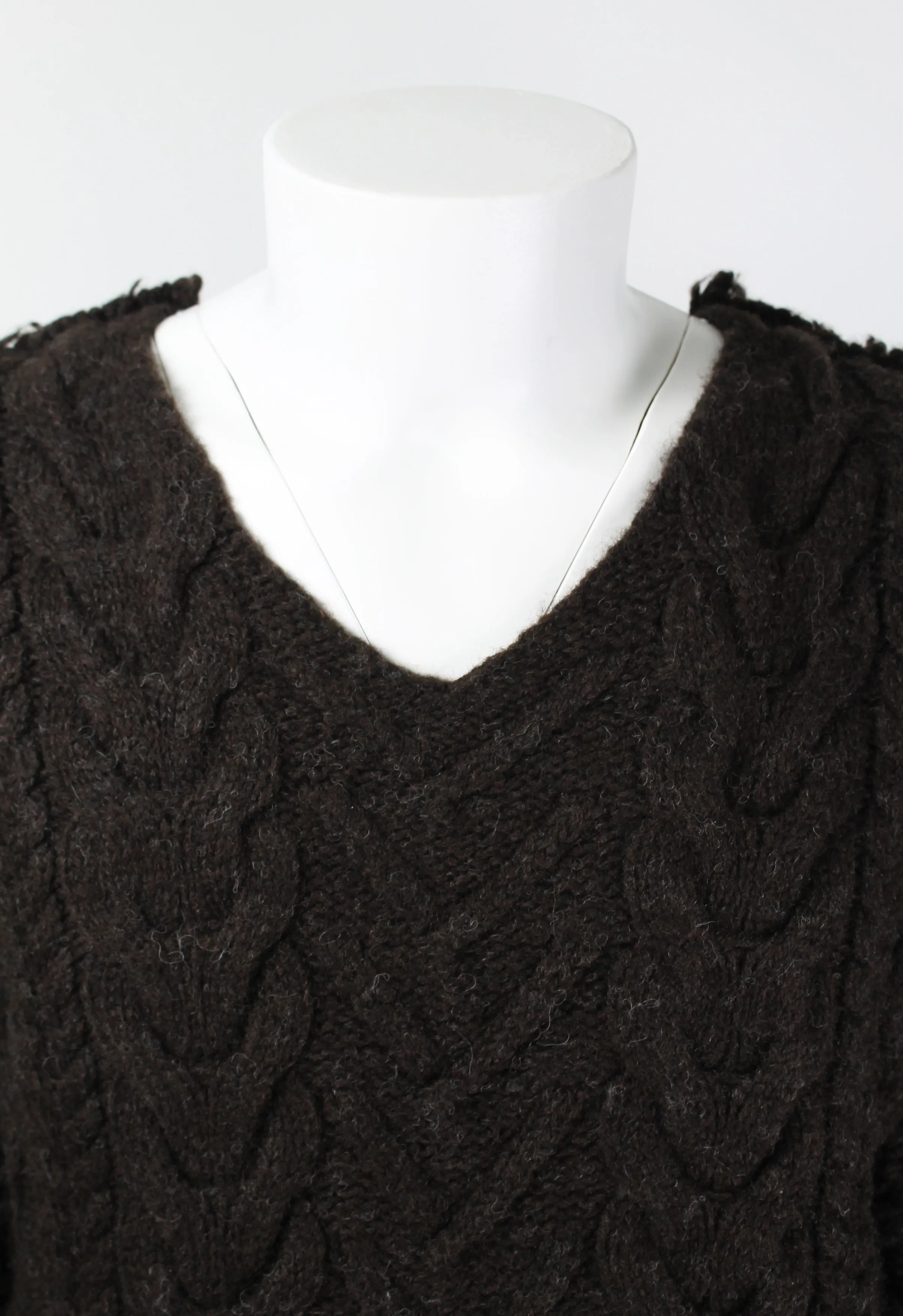 JUNYA WATANABE MAN FW 2003 DISTRESSED KNIT