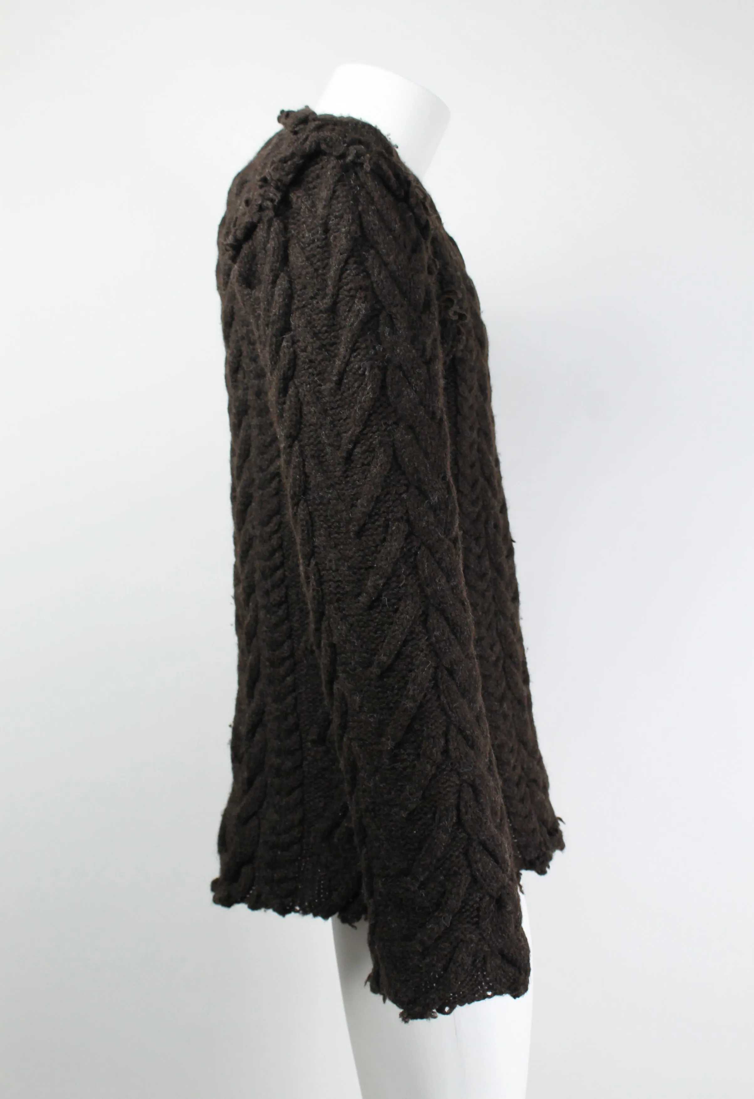 JUNYA WATANABE MAN FW 2003 DISTRESSED KNIT