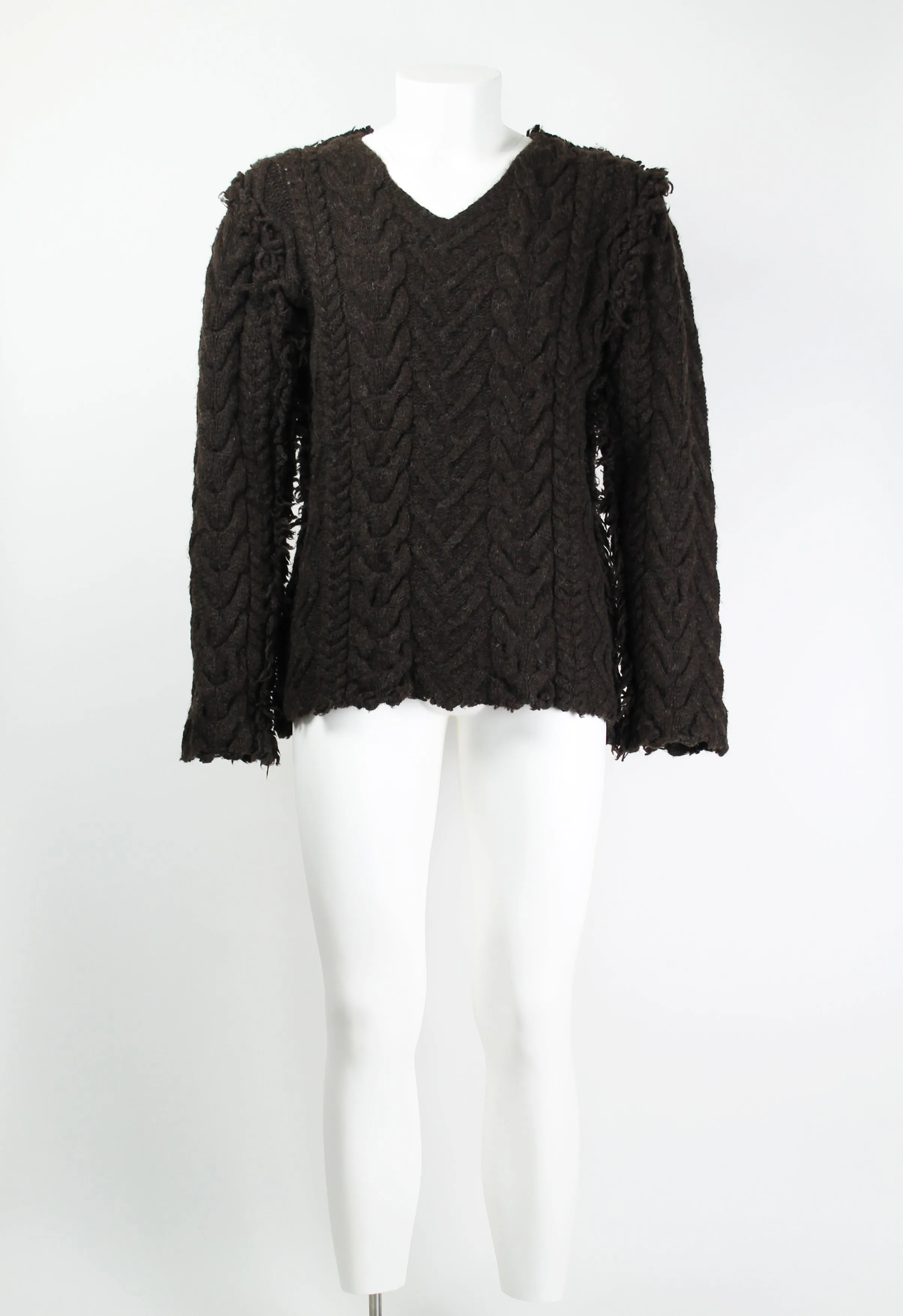 JUNYA WATANABE MAN FW 2003 DISTRESSED KNIT
