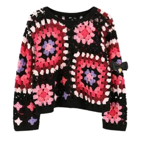 Knitted Crochet 'Sheila' Jumper