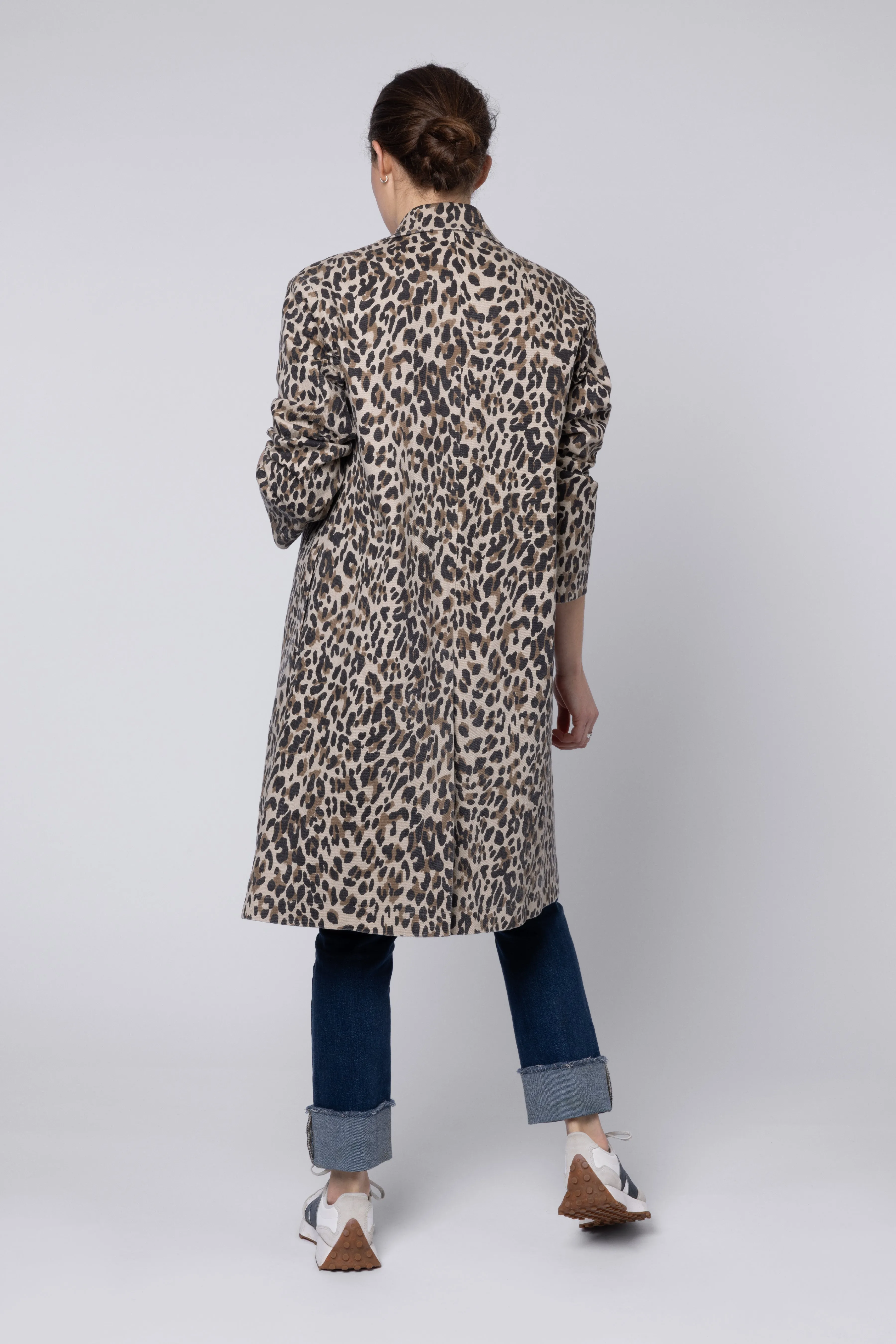 Laurie Leopard Print Coat