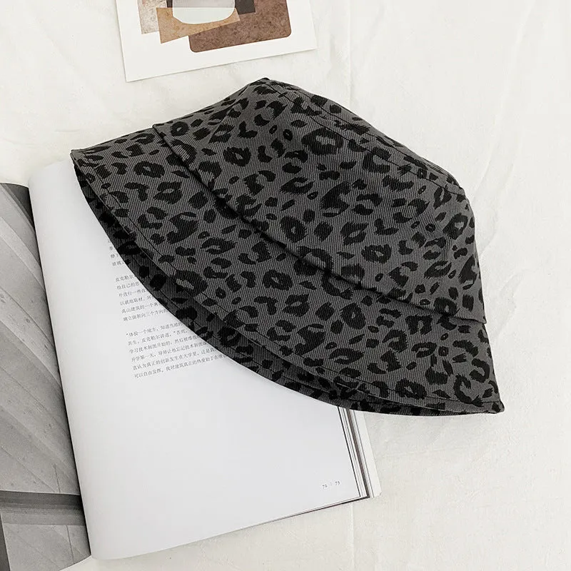 Leopard Fur Hat Leopard Print Sun Protection Hat