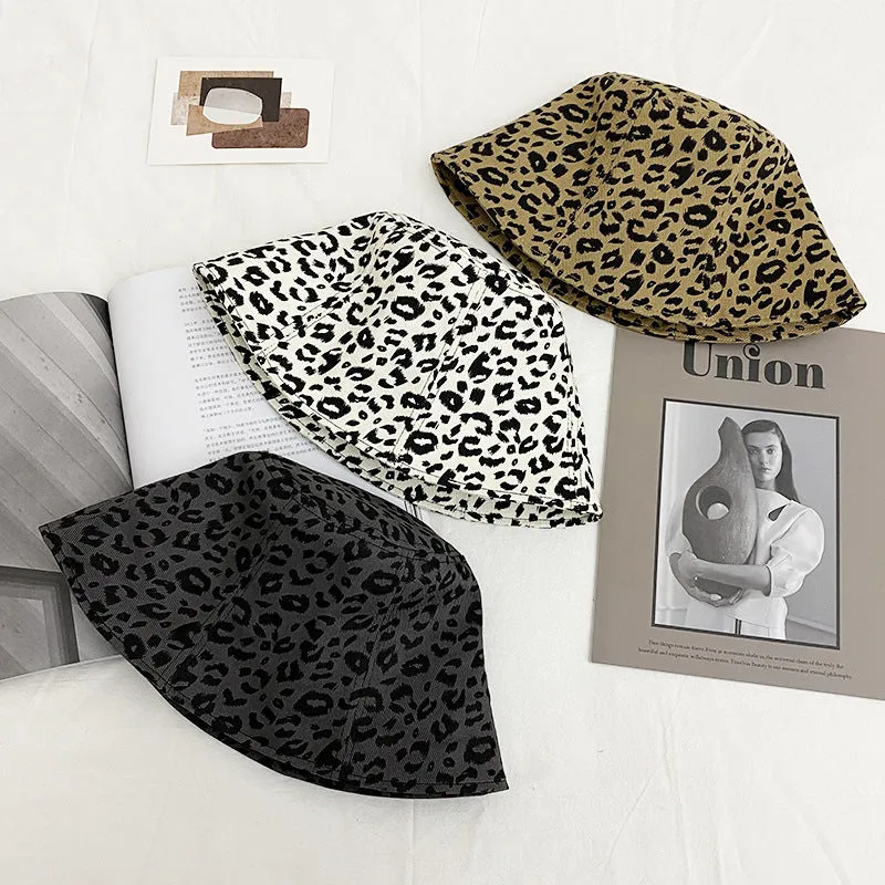 Leopard Fur Hat Leopard Print Sun Protection Hat
