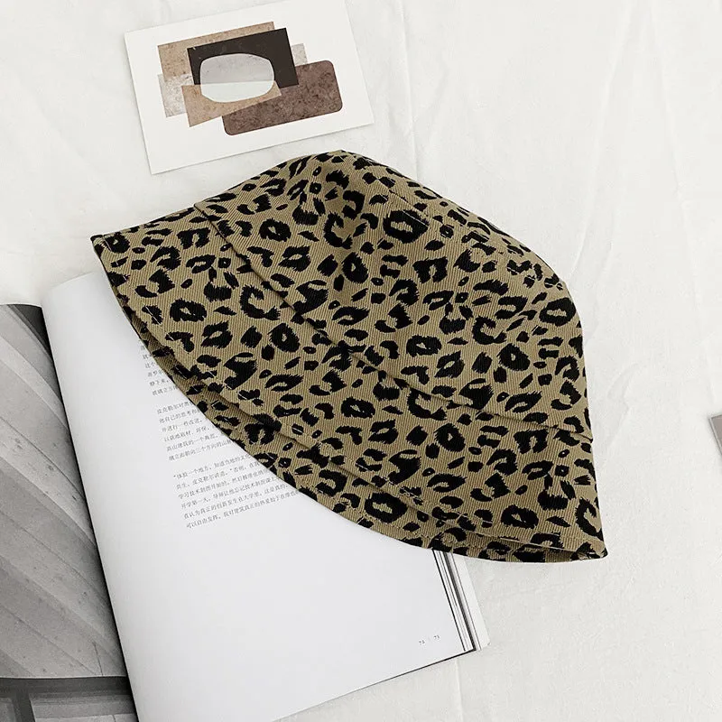Leopard Fur Hat Leopard Print Sun Protection Hat