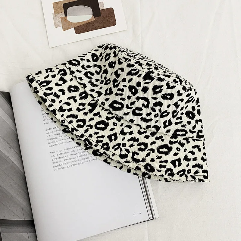 Leopard Fur Hat Leopard Print Sun Protection Hat