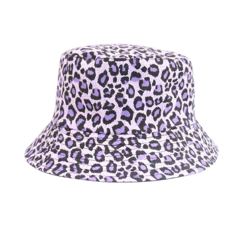 Leopard Fur Hat Sun Hat