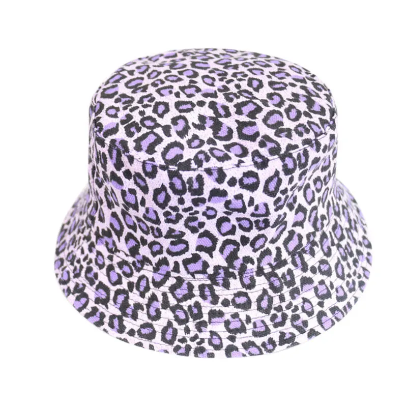 Leopard Fur Hat Sun Hat