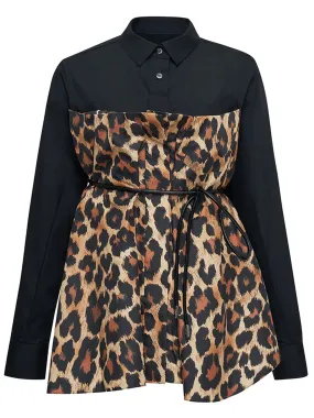 Leopard Print Long Sleeve Shirt