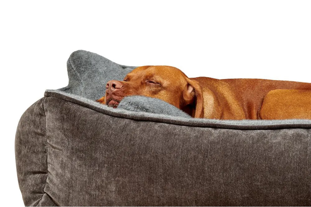 Lounger - Scoop Bed - Fawn Faux Fur