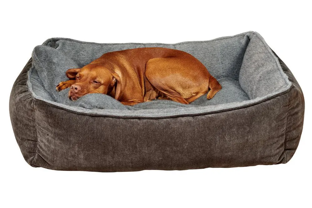 Lounger - Scoop Bed - Fawn Faux Fur