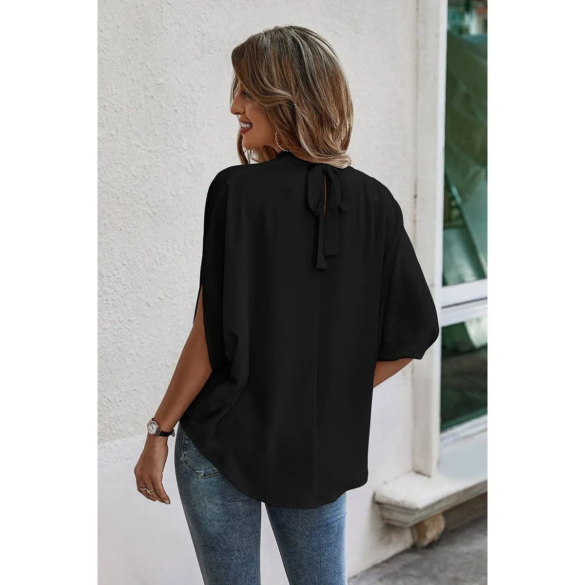 Luxe Drapes Blouse
