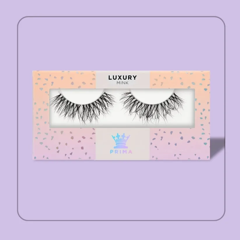 Luxury Mink strip Lashes #Iced (3D)