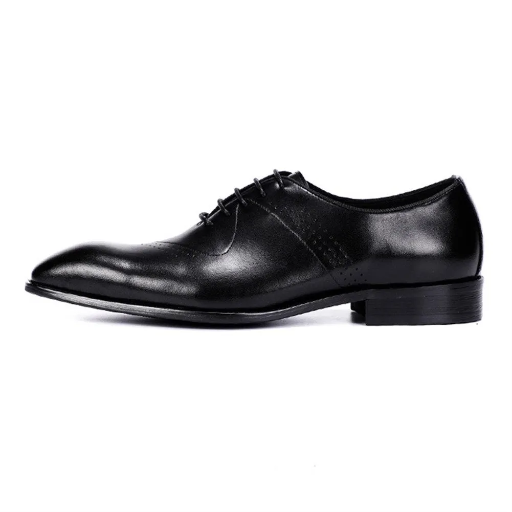 Men Lace Up Brogue Oxford Shoes