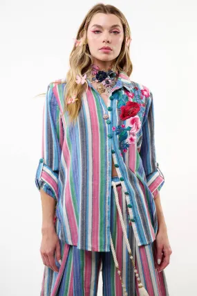 Miss June Blue/White Shirt #318