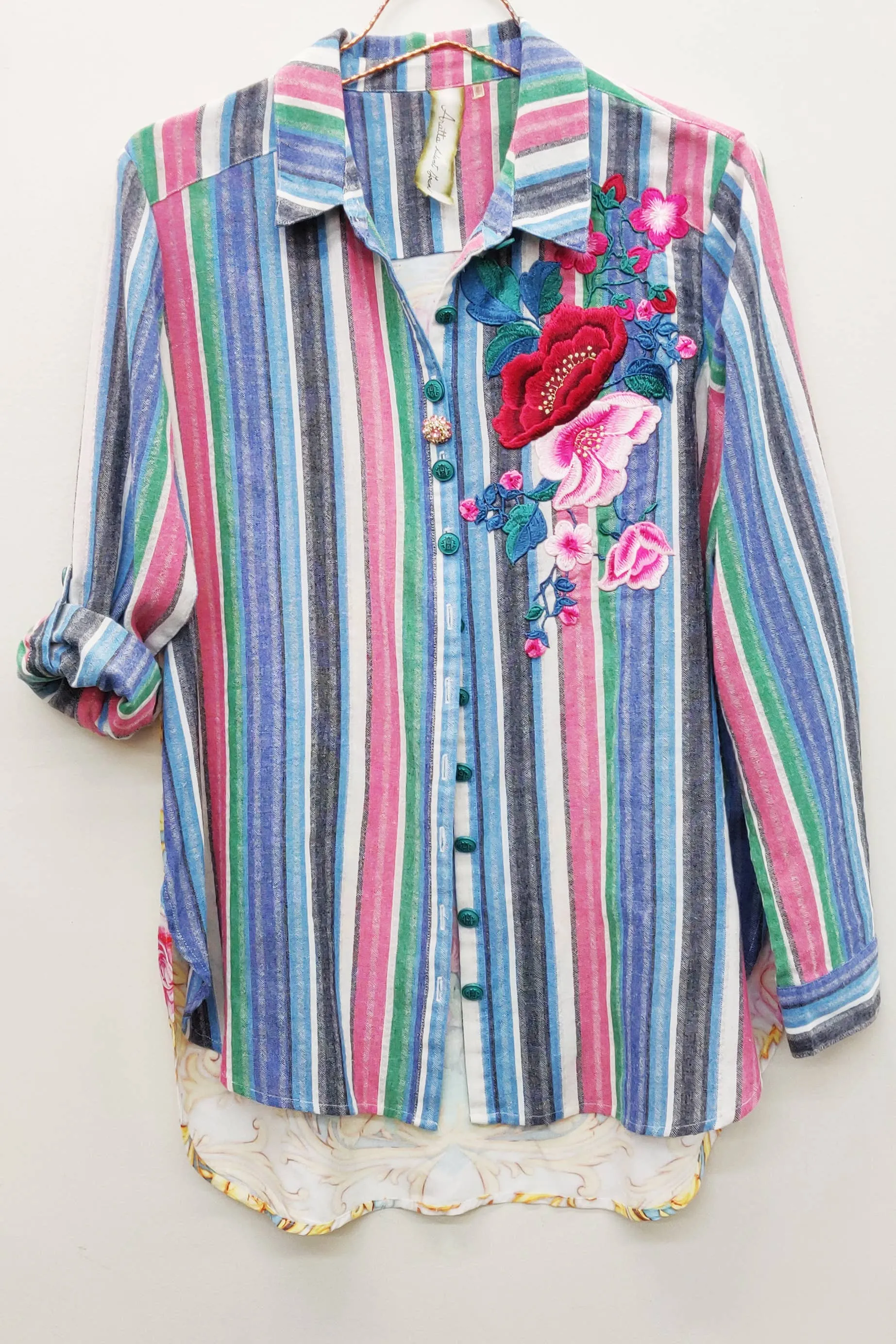 Miss June Blue/White Shirt #318
