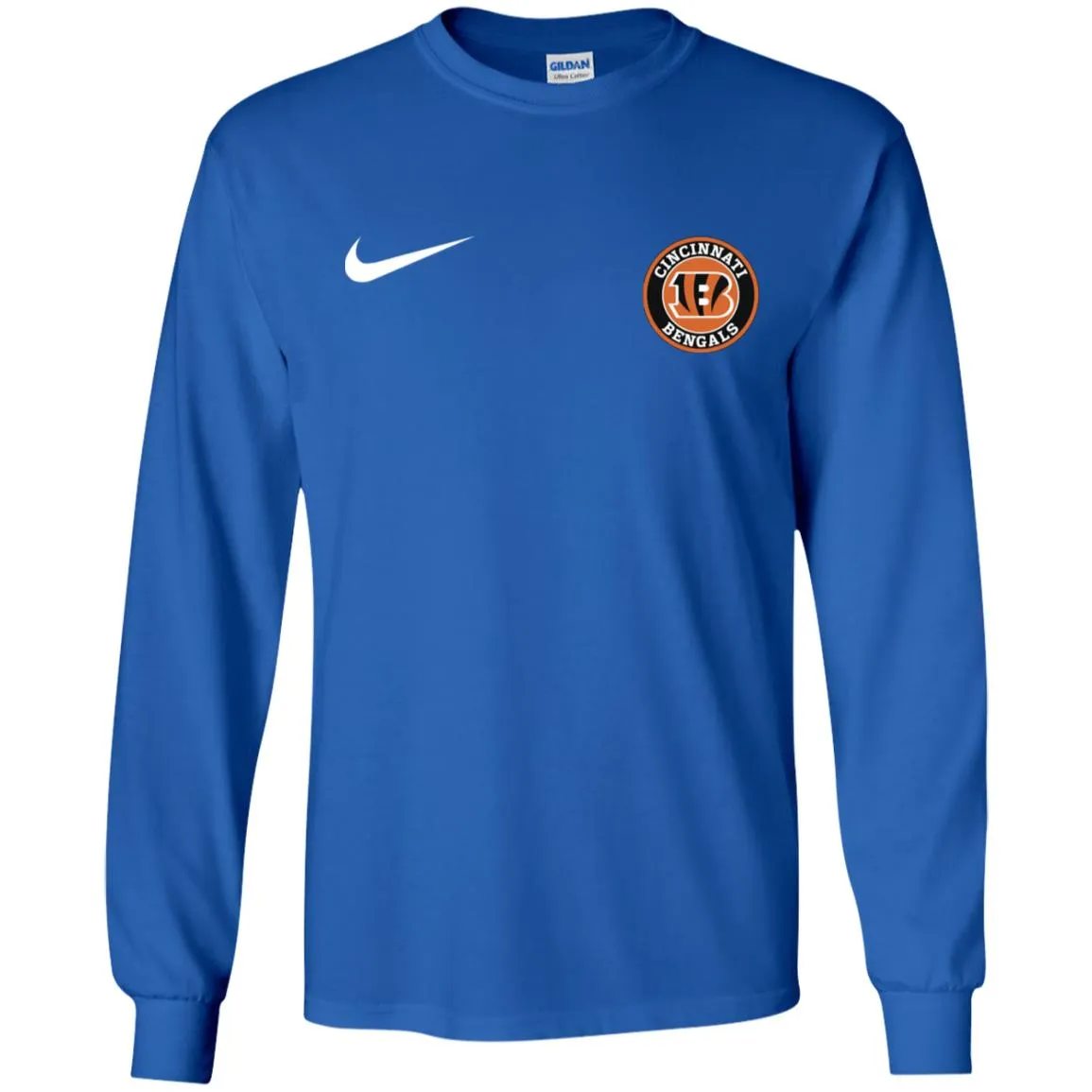 Nike Cincinnati Bengal Nfl Football Men Long SLeeve Shirt