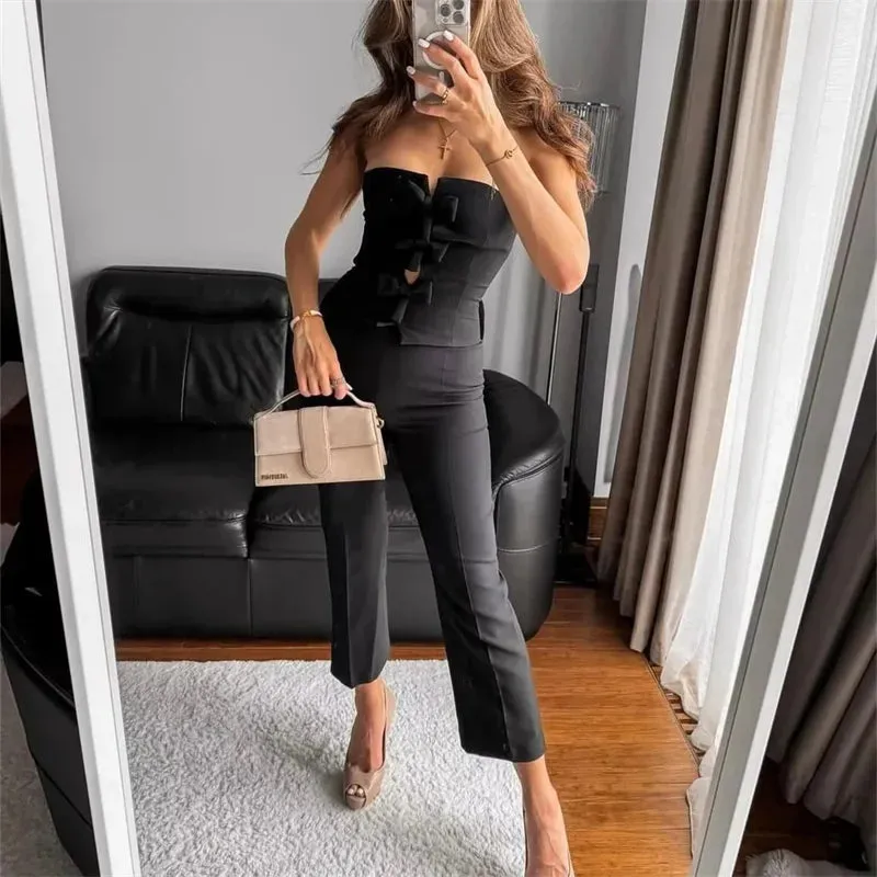 Off-Shoulder Jumpsuit Party