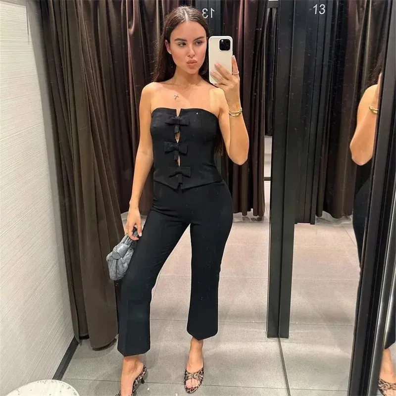 Off-Shoulder Jumpsuit Party