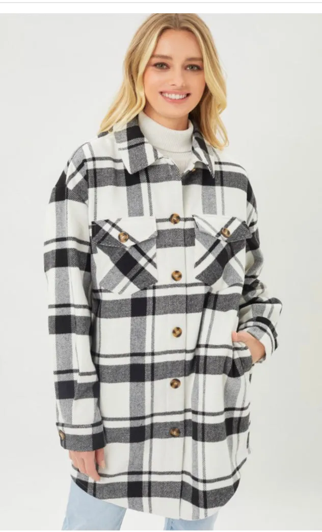 Oversized Plaid Shacket