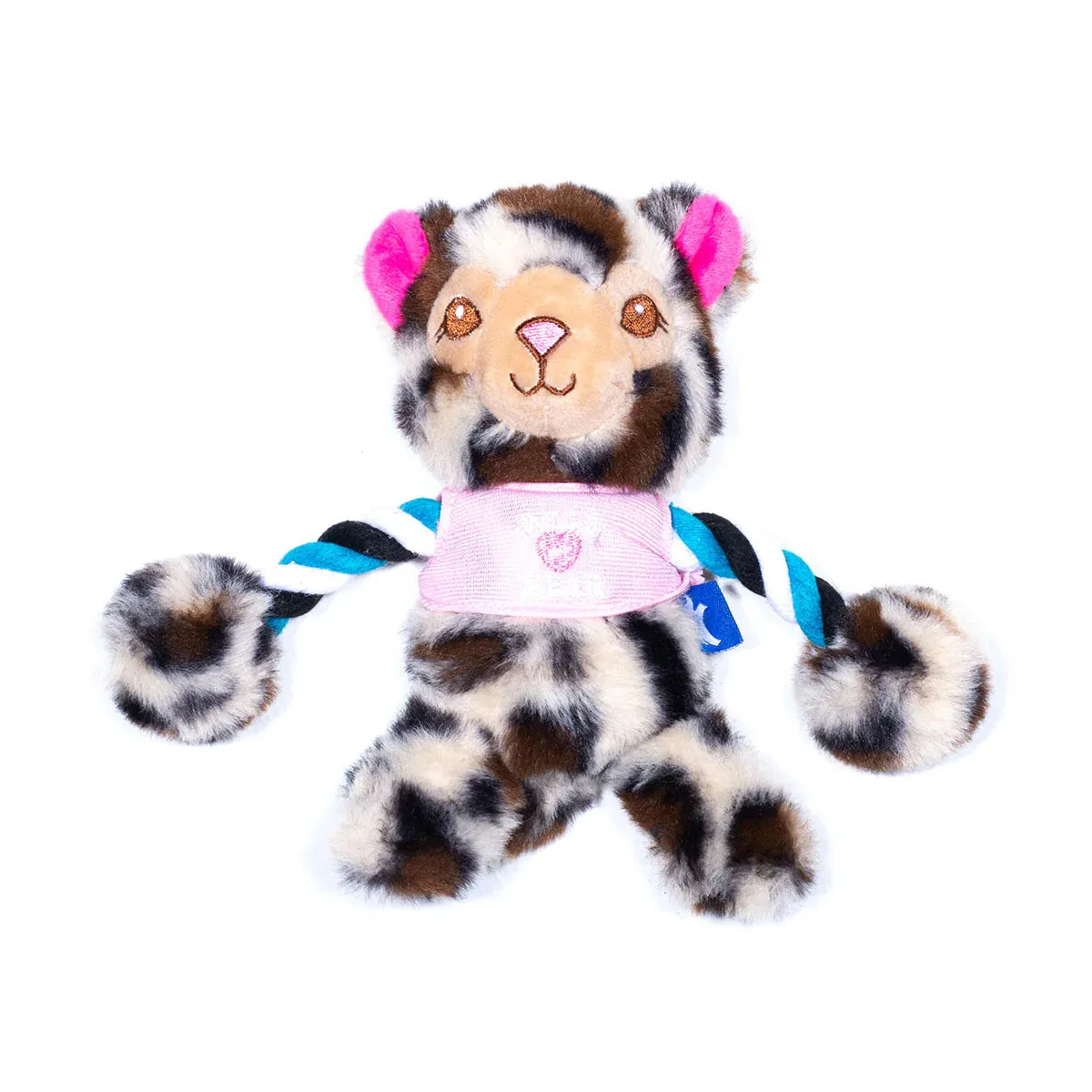 Plush Rope Leopard Toy -Puppy and Small Dog Toy
