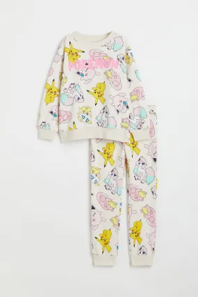 Pokémon 2-piece printed sweatshirt set