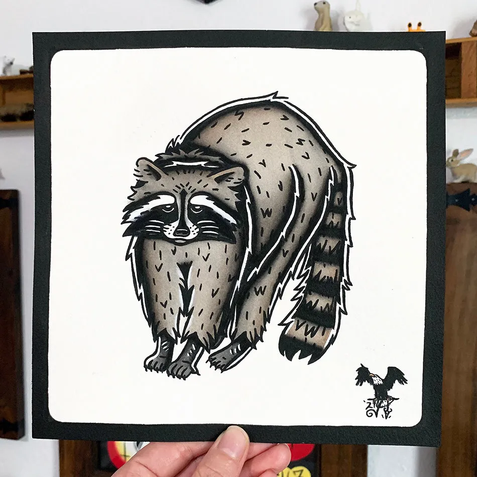 Raccoon Original Painting